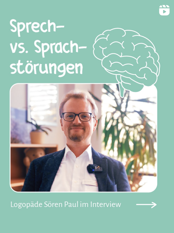 Sprech-vs. Sprachstörungen (Portrait Sören Paul) Logopäde Sören Paul im Interview